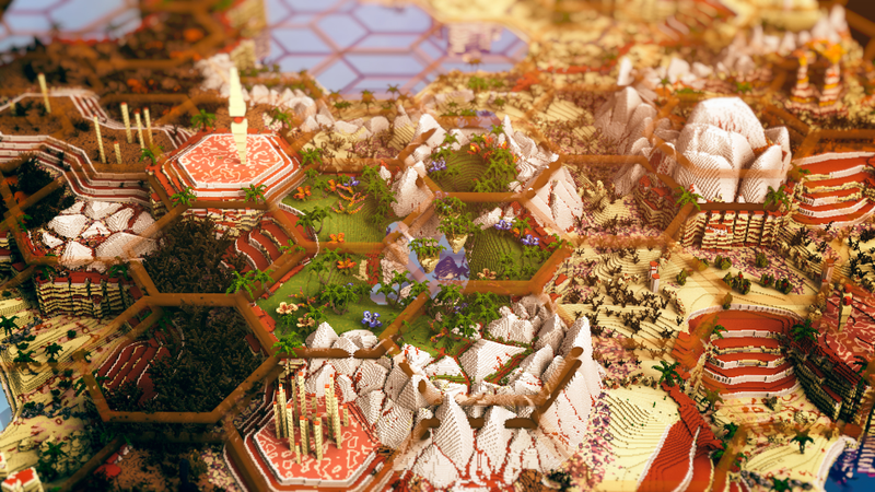 Illustration for article titled Enormous, Beautiful Minecraft Map Took 400 Hours To Build
